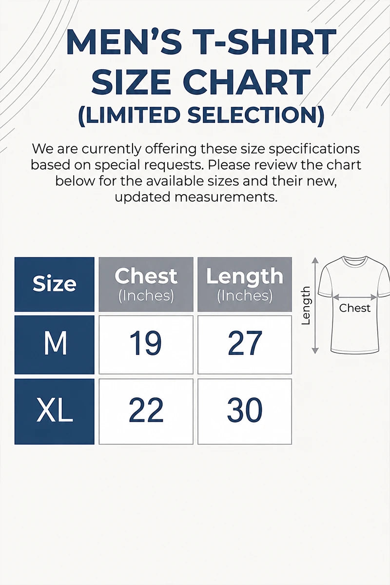 Men’s Oversized Drop Shoulder T-Shirt (Dark Denim)