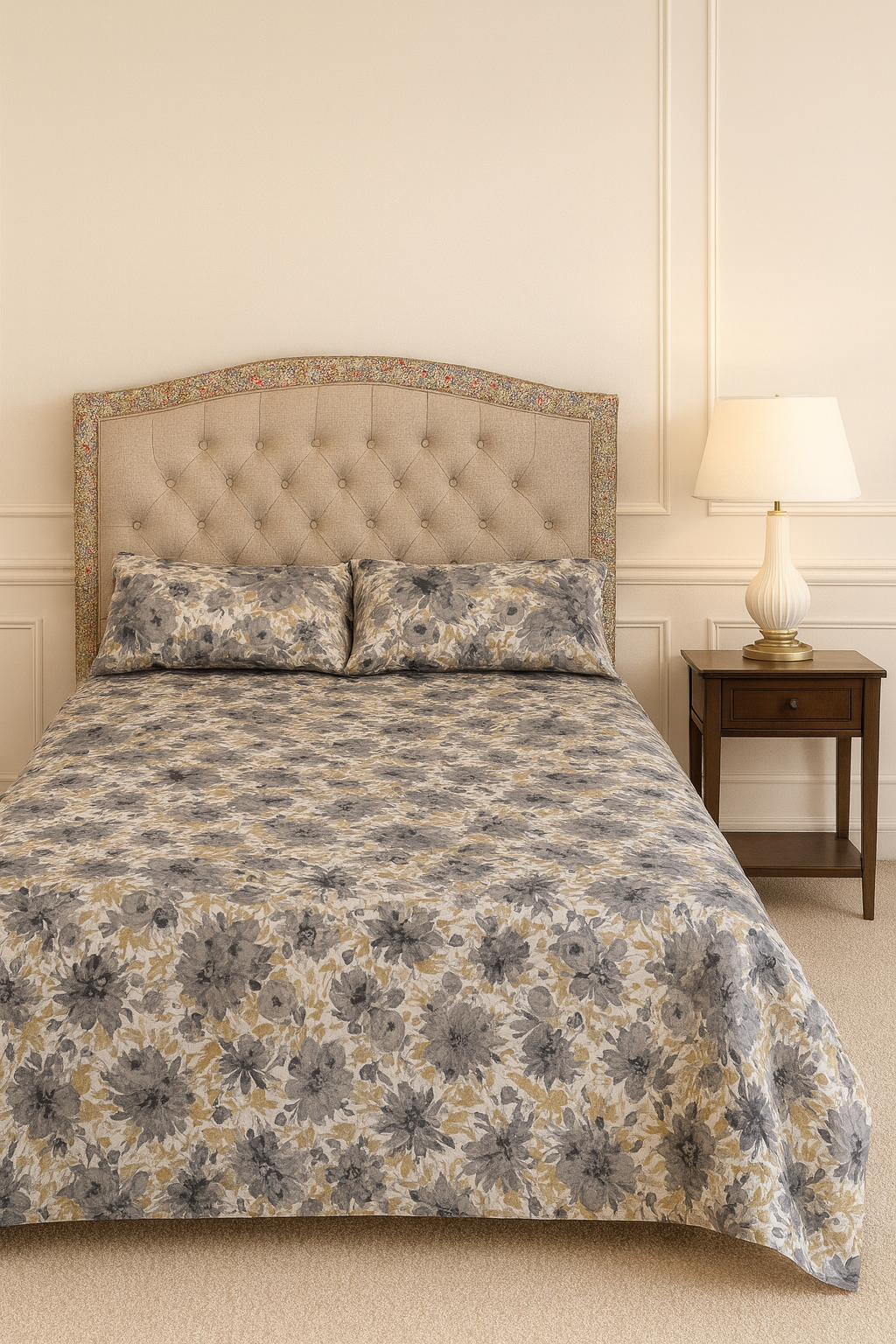 Double Bedsheet with Pillow Cover (Export Quality)