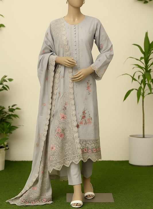 Yumna By Bareeza Izel Embroidered 3 Piece