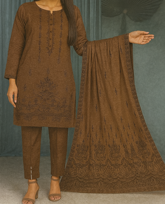 Chaman By Bareeze Embroidery – Unstitched 3 Piece Suit