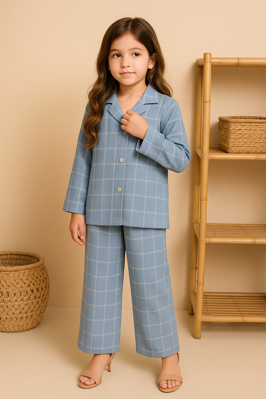 Stylish Girls’ Two-Piece Co-Ord Set
