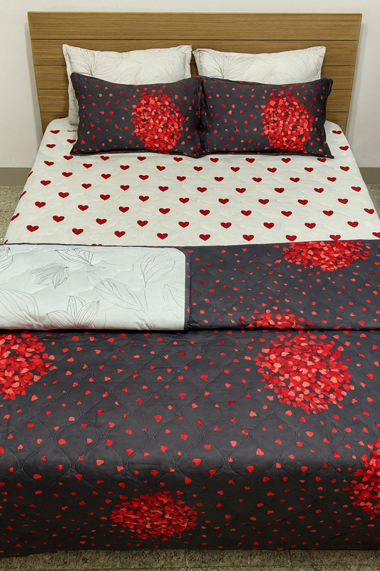WINTER COMFORTER SET 6 PIECES (COMFORTER 200 GSM)