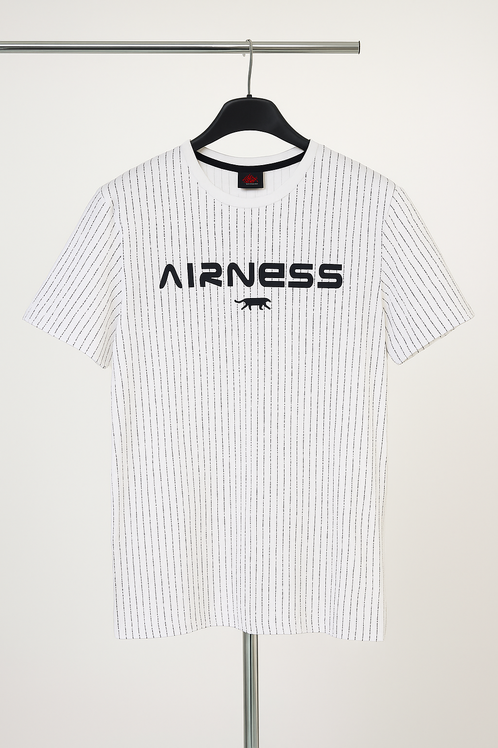 Airness RoundNeck White Printed T-Shirt