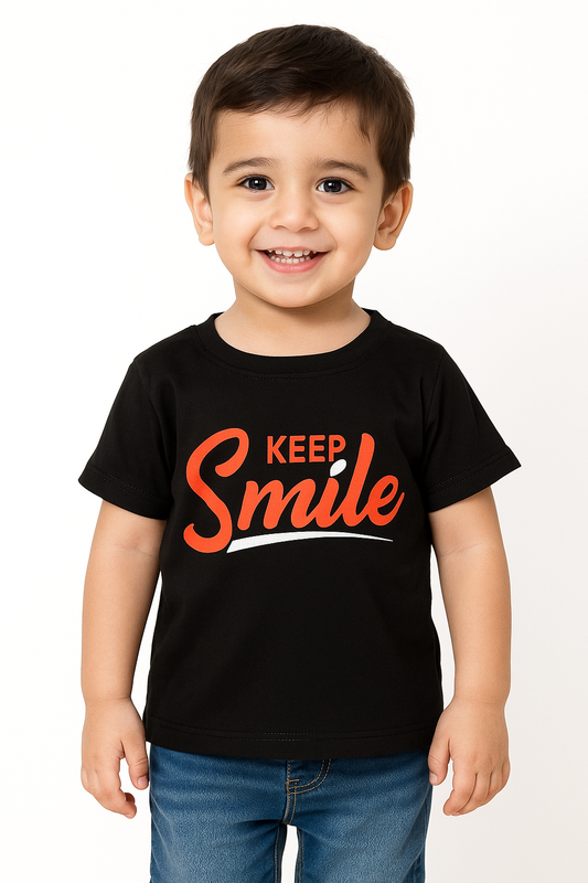 Keep Smile - Boys Graphic T-Shirt