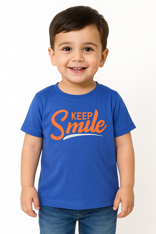 Keep Smile - Boys Graphic T-Shirt