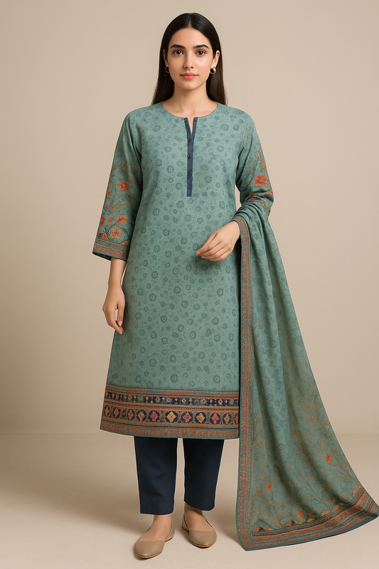 Sana Safinaz 2-Piece Lawn Suit (Shirt + Trouser)