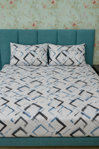 3-Piece Luxury Bed Sheet Set – Elastic Fitted | Printed Flanelle By Henri Coveri