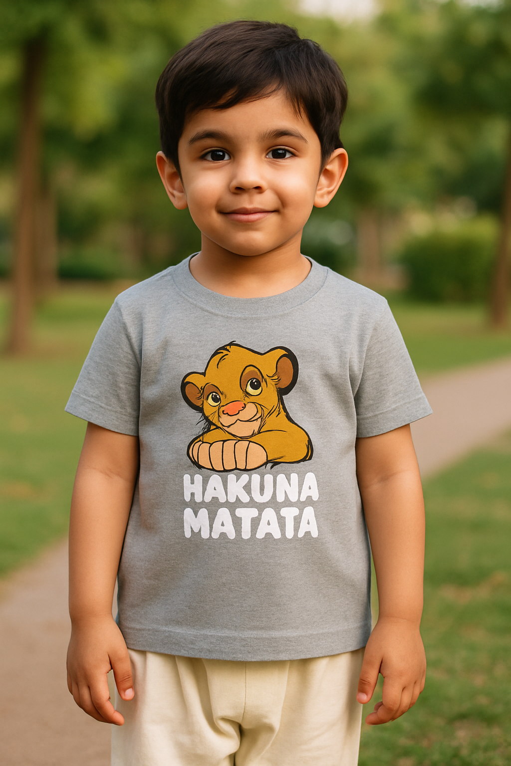 Diners Kids Half Sleeves T-Shirt (HAKUNA MATATA)