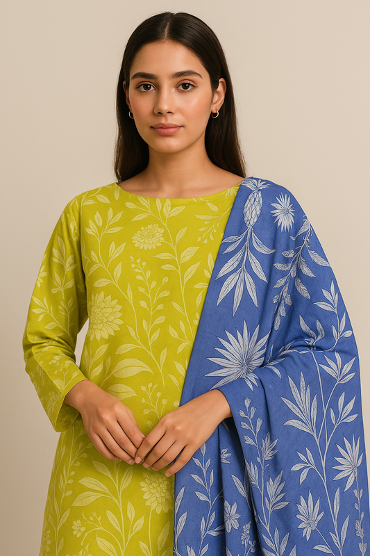 Limelight 2-Piece Lawn Suit (Shirt + Dupatta)