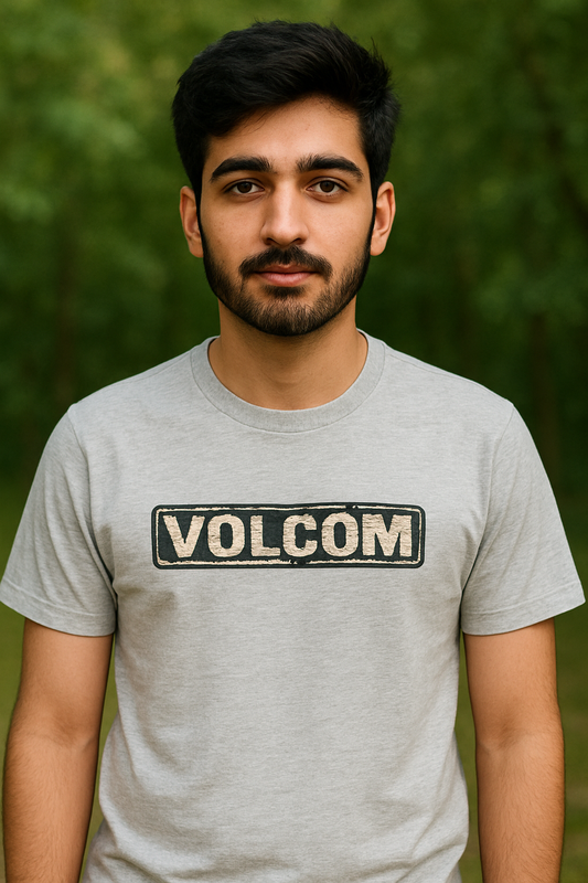 Classic Volcom Printed Half Sleeve T-Shirt