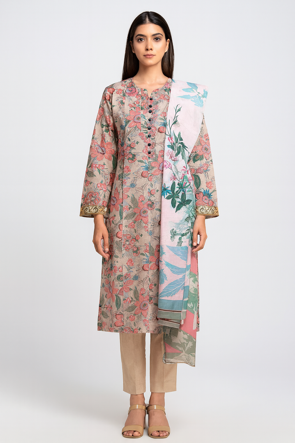 Almirah Lawn 3-Piece Stitched Suit