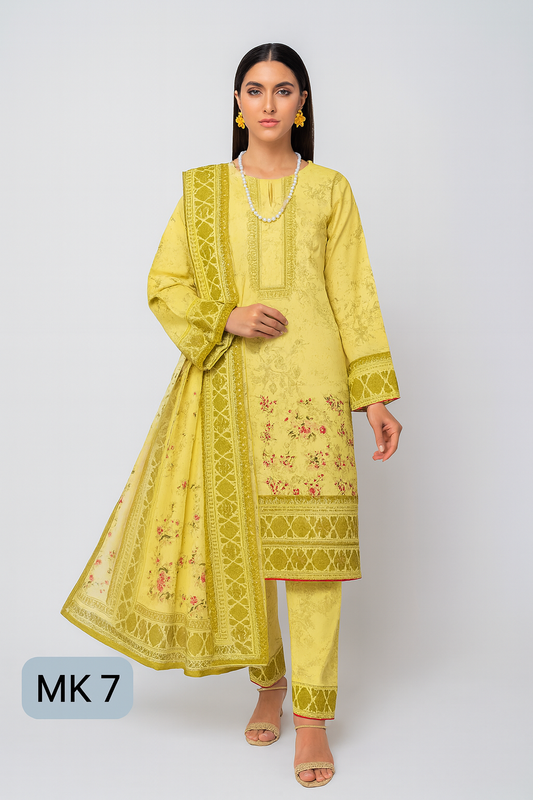 Sarina Khaddar 3-Piece Unstitched