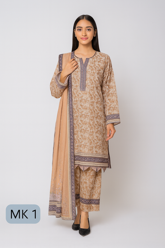 Sarina Khaddar 3-Piece Unstitched