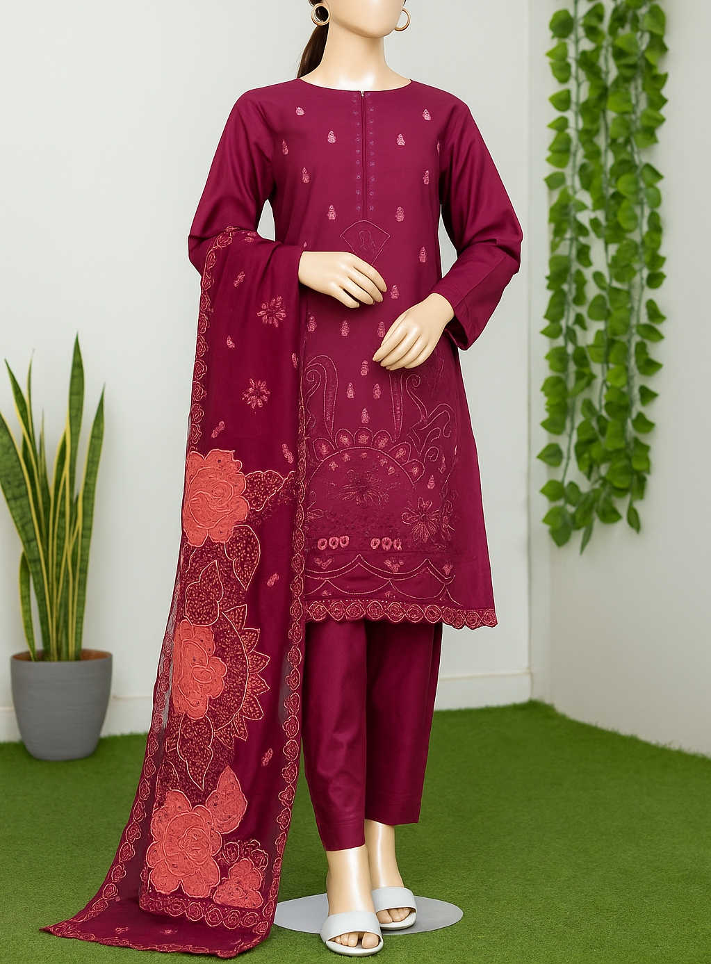 Kareena By Bareeza Izel Embroidered 3 Piece