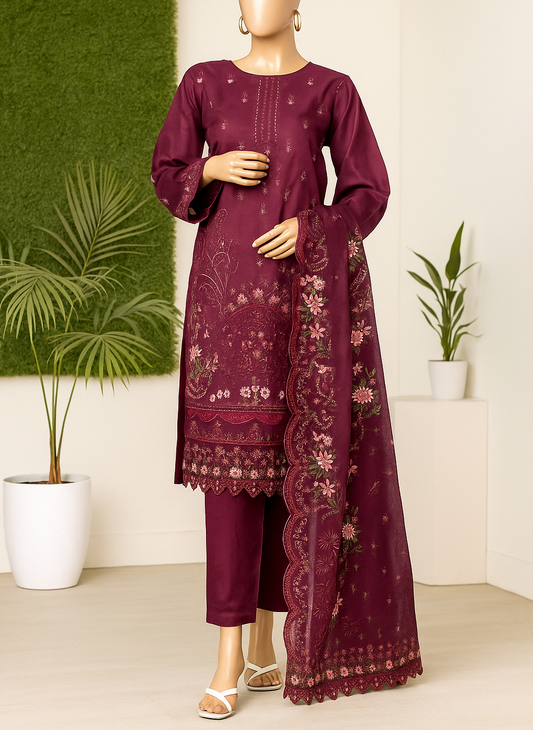 Yumna By Bareeza Izel Embroidered 3 Piece