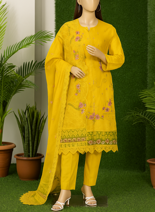 Yumna By Bareeza Izel Embroidered 3 Piece