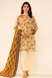 Khaadi SS'25 Doriya Printed Lawn Unstitched 3 Piece Suit
