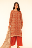 Khaadi SS'25 Doriya Printed Lawn Unstitched 3 Piece Suit