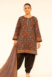 Khaadi SS'25 Doriya Printed Lawn Unstitched 3 Piece Suit