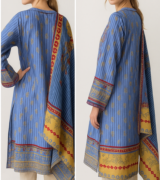 Khaadi 2-Piece Lawn Suit (Shirt + Dupatta)