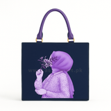Hijab Girl Canvas Tote Bag – Stylish, Durable & Versatile