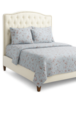 3-Piece Luxury Bed Sheet Set – Elastic Fitted | Printed Flanelle By Henri Coveri