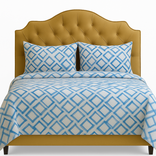 3-Piece Luxury Bed Sheet Set – Elastic Fitted | Printed Flanelle By Henri Coveri