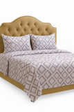 3-Piece Luxury Bed Sheet Set – Elastic Fitted | Printed Flanelle By Henri Coveri