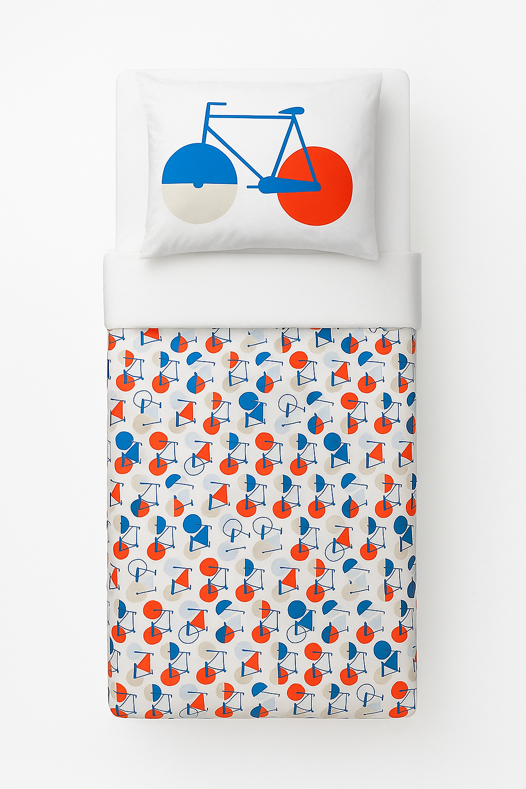 Kids Bicycle Themed Duvet Cover Set – 100% Cotton*
