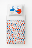 Kids Bicycle Themed Duvet Cover Set – 100% Cotton*