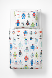 Kids Robot Print Duvet Cover Set – 100% Cotton*