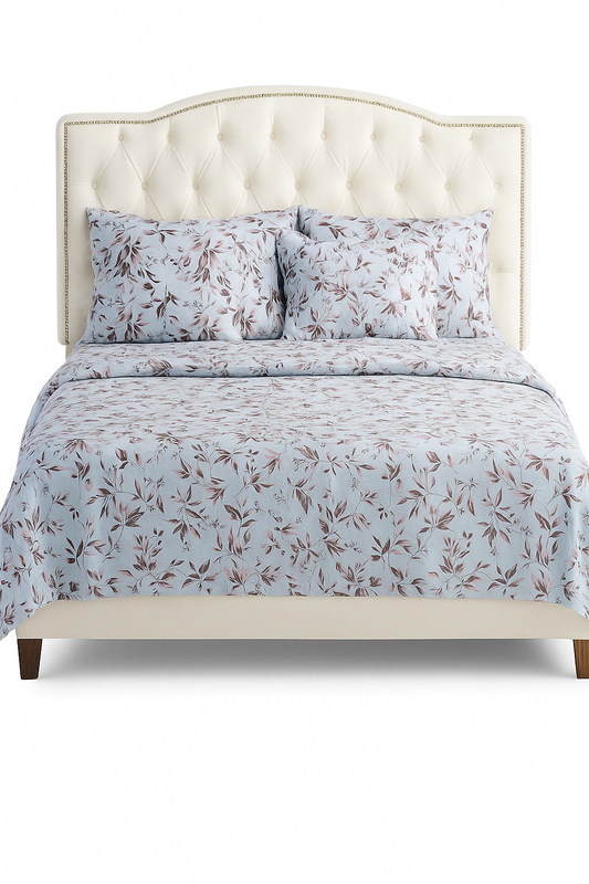 3-Piece Luxury Bed Sheet Set – Elastic Fitted | Printed Flanelle By Henri Coveri