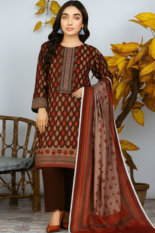 Usman Kashif Mahir Doria – 3 Piece Unstitched Lawn Suit – CHP-50