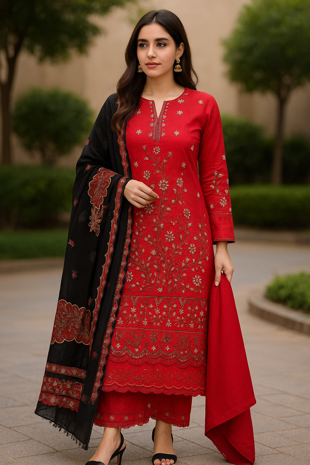 Rang e Haya - Unstitched 3-Piece Heavy Embroidered Lawn VOL-45