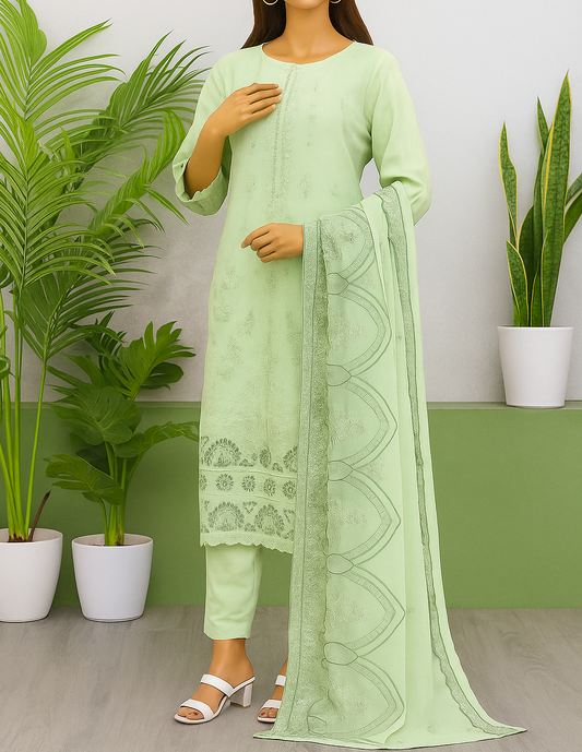 Hasena – Breeza Izel | 3-piece embroidered unstitched suit