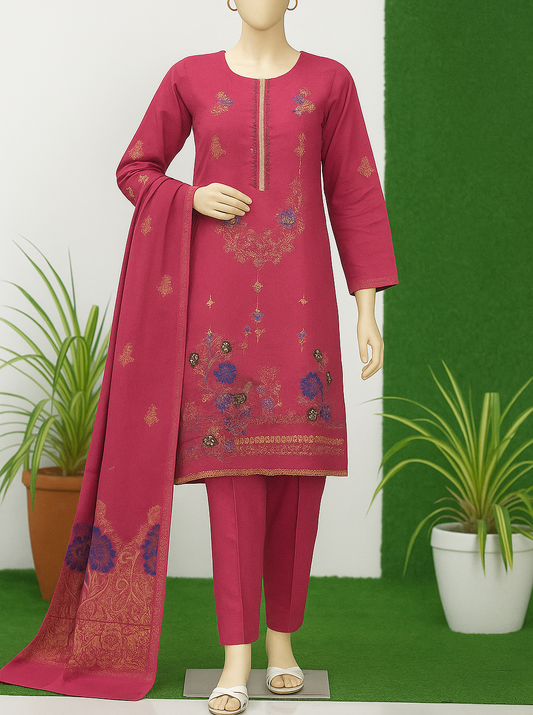 Areeba Eman – Unstitched 3PC Embroidered Lawn
