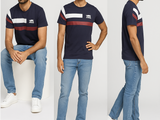 Airness RoundNeck Red & White Stripe T-Shirt