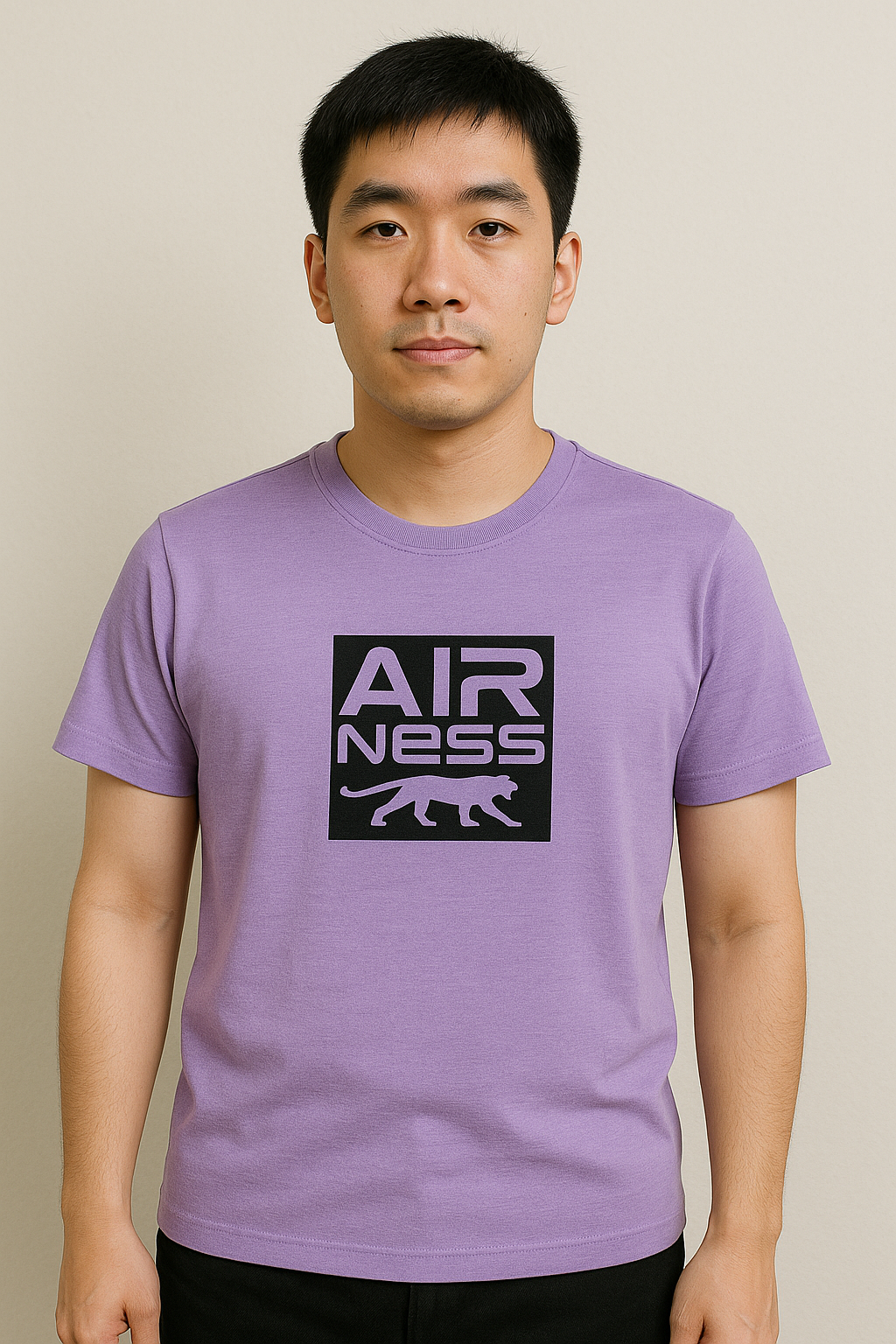 Classic Airness Printed Half Sleeve T-Shirt