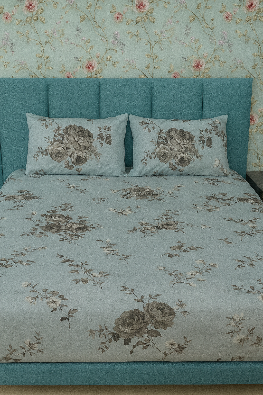 3-Piece Luxury Bed Sheet Set – Elastic Fitted | Printed Flanelle By Henri Coveri
