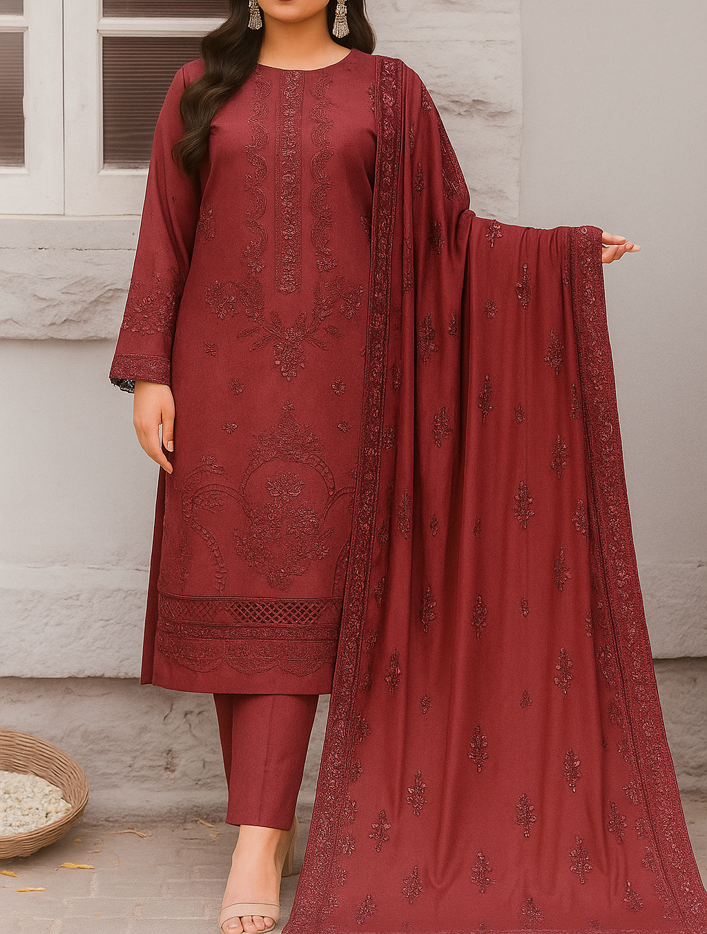 Gul Nawab By Bareeza Fashion Embroidered Unstitched 3 Piece Suit