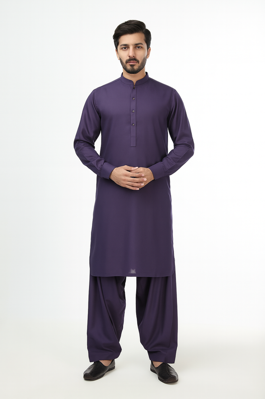 Al Karam Men’s Unstitched Wash & Wear Suit