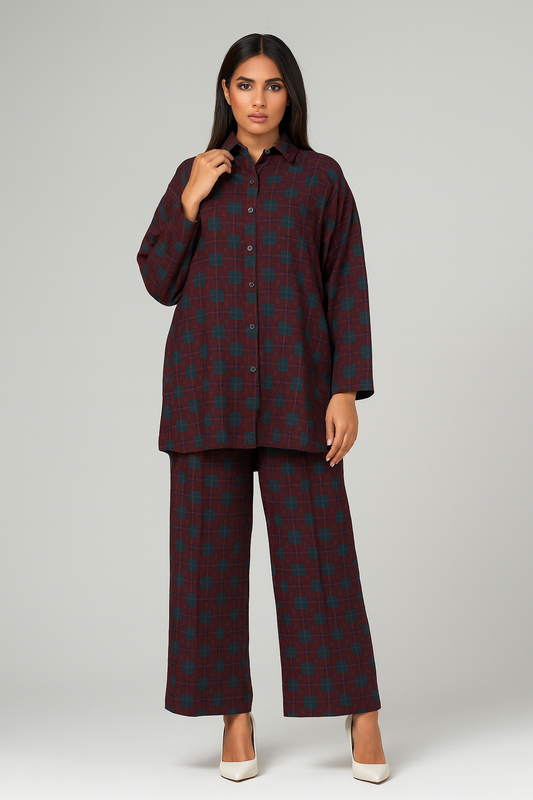 Saya 2 Pc Khaddar (Shirt/ Trouser)