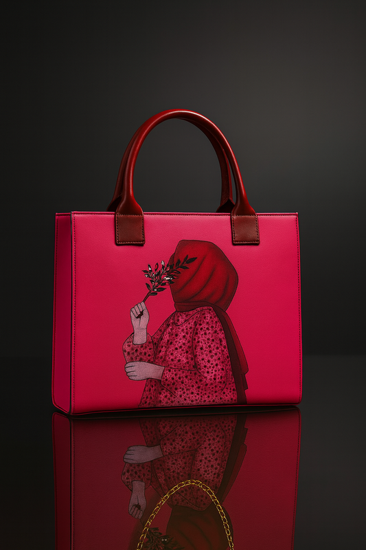Hijab Girl Canvas Tote Bag – Stylish, Durable & Versatile