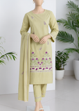 Mix Brand Embroidery Unstitched 3-Piece Suit