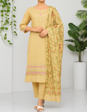 Mix Brand Embroidery Unstitched 3-Piece Suit