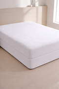 KBC Terry Water Proof Fitted Mattress Cover (White)