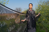 Rang-e-Falak by Saimb - Stitched Embroidered 3PC Crinkle Chiffon