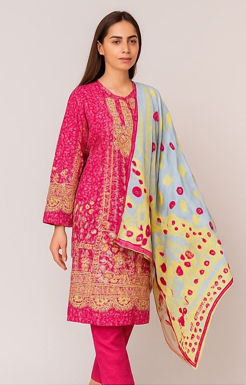 Sapphire 2-Piece Lawn Suit (Shirt + Dupatta)