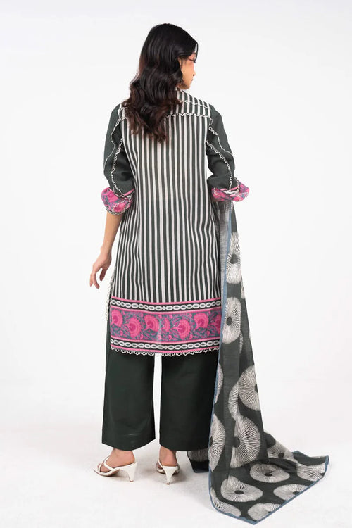 Alkaram Unstitched 3-Piece | Black