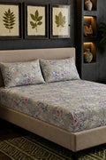 King Size Fitted Bed Sheet Set By KBC (Gray)